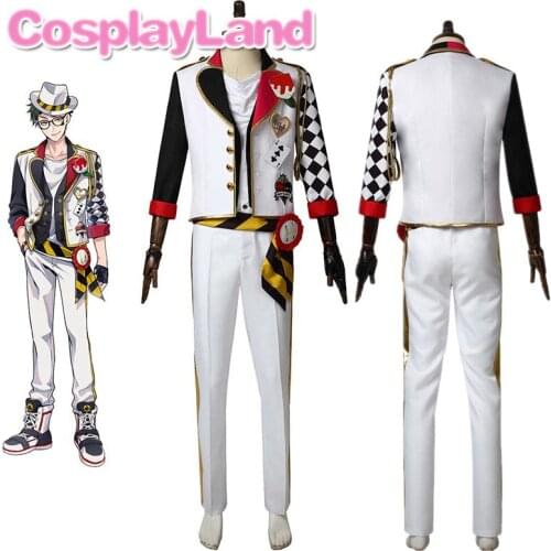 Game Twisted-Wonderland Trey Clover Cosplay Costume Halloween Carnival Costumes Suit Custom Made Man Uniform