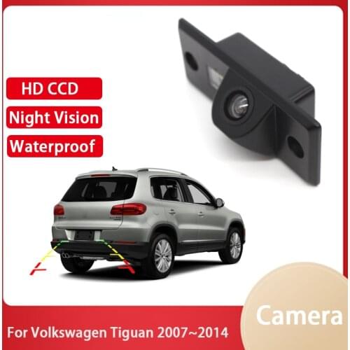 Car Rear view Camera For Volkswagen Tiguan 2007 2008 2009 2010 2011 2012 2013 2014 Full HD Night Vision Backup Camera Waterproof