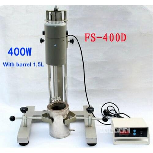New FS-400D Laboratory High Speed Disperser Digital Display Grinding And Dispersing Machine Paint/Ink Dispersion Mixer 400W 1.5L