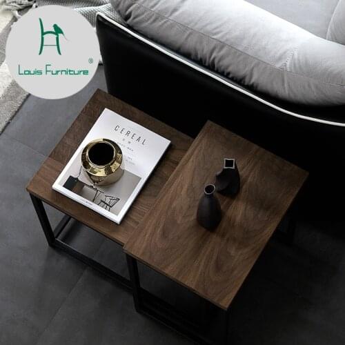 Louis Fashion Furniture Designer Creative Personality Mini Tea Table Minimalist Modern Nordic Iron Art Corner Combination