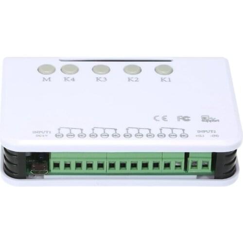 Switch Module,4Ch DC Wifi Switch Remote Control Wireless Universal Module Timer RC Garage Door Switch Module 220V