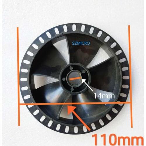 Treadmill Motor fan Cooling fan for treamill motor Universal treadmill sensor perforated wheel 110mm 100mm