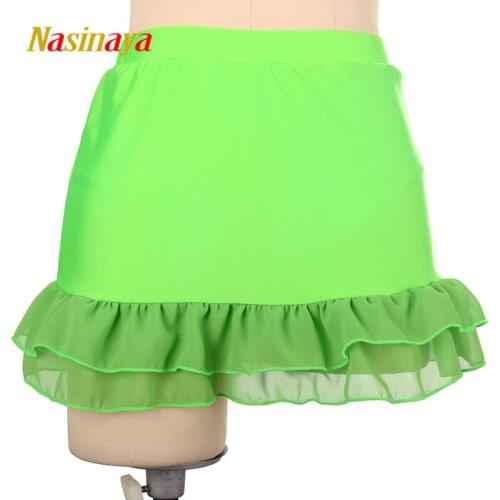 Nasinaya Figure Skating Short Skirt For Girl Kids Women Training Dress Customized Patinaje Costume Gymnastics Ice Skating 7