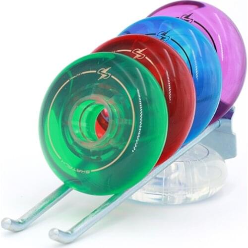 86A Professional Turquoise Sapphire Ruby Skate Roller Wheel Skate Wheels Flat Flower Figure High Strength Inline Skate Wheels