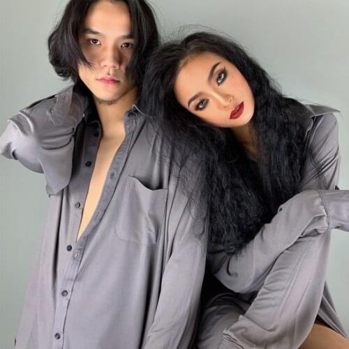 Latin Dance Shirts Adult Ballroom Practice Wear Stage Costume Salsa Dancing Outfits Modern Dancewear Designer Clothes JL2677