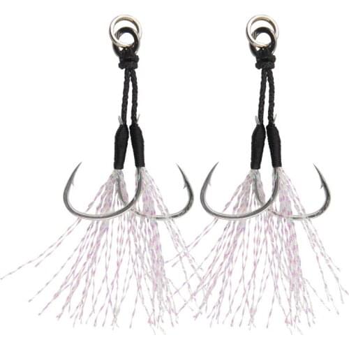 FUNADAIKO Fishing Strong Hooks High Carbon Steel Jig Fish Hooks Pike assist hook for jighook hooks PIKE tackle