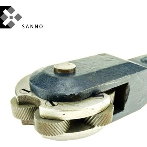 Six wheel flower roll cutter holder reticulated knurling rolling knife hob netted double embossing cutter wheel tools