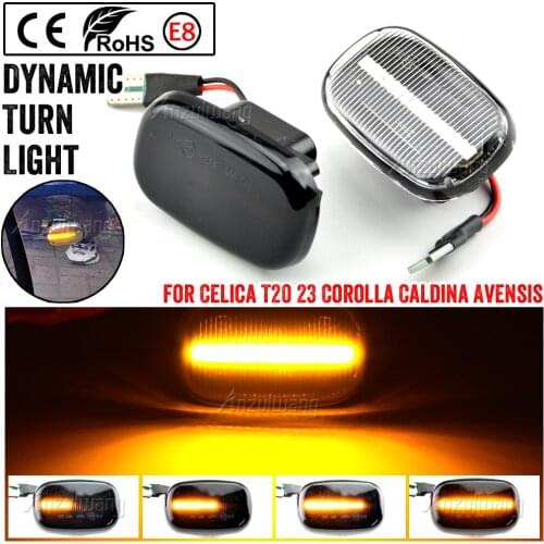 Led Dynamic Side Marker Turn Signal Lights For Toyota Corolla RAV4 Prius Yaris Camry Vios Hilux Allex Avensis Celica Supra Mk4