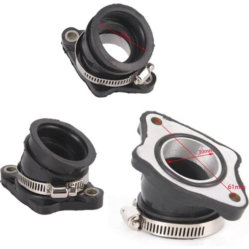 High Quality Intake Manifold Pipe For CG 200-250cc ATV Dirt Bike Go Kart ATV CGPE30 30mm Motorcycle Intake Manifold Pipe