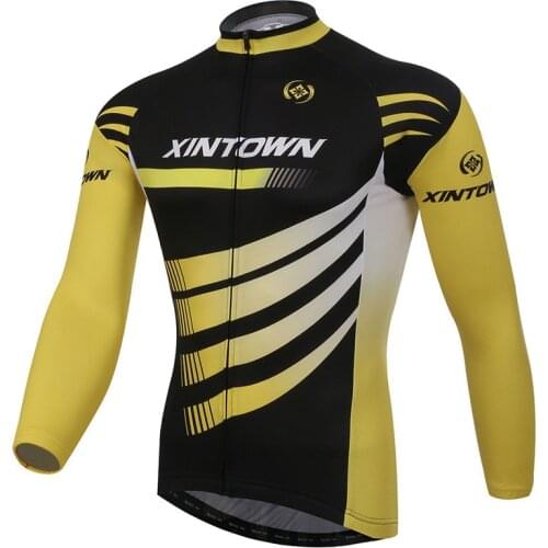 Xintown Autumn Long Sleeve Bike Jersey Tops Sport Racing Bicycle Cycling Clothing Ropa invierno Ciclismo Outdoor Cycling Jersey