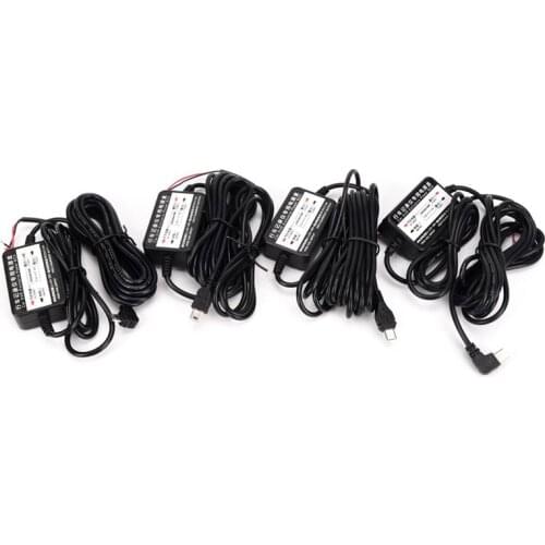 1Pcs 2*1.18in Micro/Mini USB Hard Wired Car Charger Power Inverter Converter For GPS Tablet Phone DVR Recorder