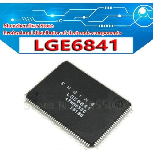 1piece)100% New LGE6841 QFP-128 Chipset