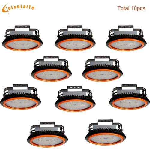 10pcs/lot 150LM/W 100W 150W 200W light led green industrial 200w led light in parking lot led high bay light gas station
