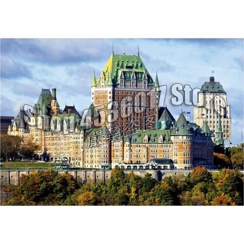 100% DIY 5D Diamond Mosaic Castle & Palace Canada Handmade Diamond Painting Cross Stitch Diamond Embroidery Patterns Rhinestones