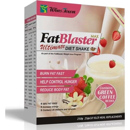 Strawberry Flavours Fat Blaster Slimming Green Coffee With Weight Loss Milkshake Healthy Diet Food Supplements