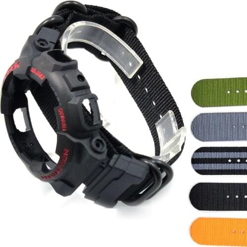 Nylon Strap Case for Casio G shock GA110 GA100 watch band GD100 GD110 GD120 GA-110GB GAX-100 Bezel Bracelet Belt Frame w tools