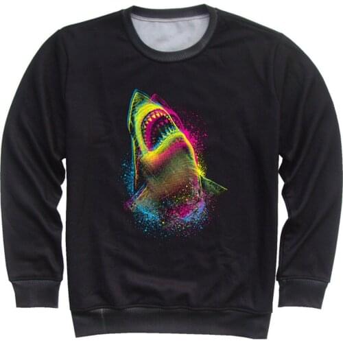 4-13 Years Old Children 3D Hoodies Boys Girls Colorful Shark Unicorn Cat Lovely Animal Printed Pullovers Kids Cool Sweatshirts