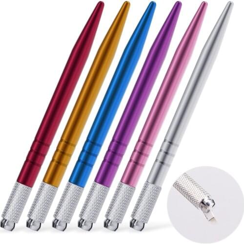 Microblading Tattoo Machine Tools Tattoo Permanent Tattoo Eyebrow Makeup Manual Pen Handle Eyelash Mini Manual Tools