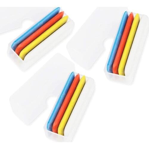 MIUSIE 12 PCS Tailors Chalk Fabric Tailors Chalk Erasable Fabric Marker For Tailoring, Sewing Quilting And Fabric Marking