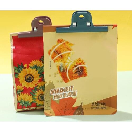Multipurpose Plastic Food Clip Antislip Grip Food Bag Seal Binder File Clamp