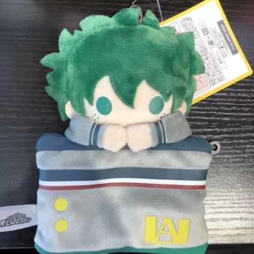 Anime My Hero Academia Plush Purse Izuku Katsuki Shouto Cartoon Coin case card Holder Carry Key bag