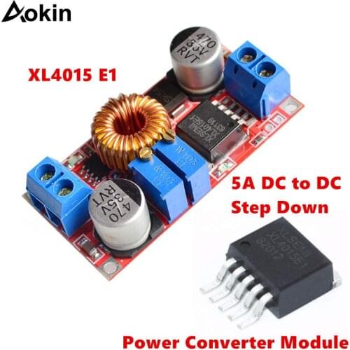 Original XL4015 E1 5A DC to DC CC CV Lithium Battery Step down Charging Board Led Power Converter Lithium Charger Module