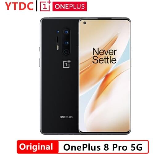 Global Rom Oneplus 8 Pro 5G Smartphone Snapdragon 865 8G 128G 6.78'' 120Hz Fluid Display 48MP Quad Cameras 30W Wireless Charging