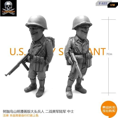 Resin Soldier Q model kits DIY self-assembled Y-A22