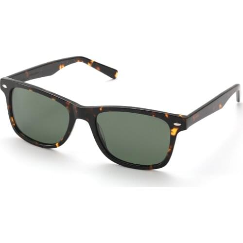 Eyedventure Mens Vintage Rectangular Sunglasses Womens Oversized Oval Sun Glasses Rx-Able Acetate Polarized UV400