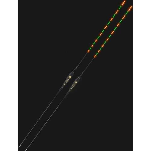 Super long night fishing float with Led in its tail you may inverse the 425 battery when night fishing 6 pcs with cell