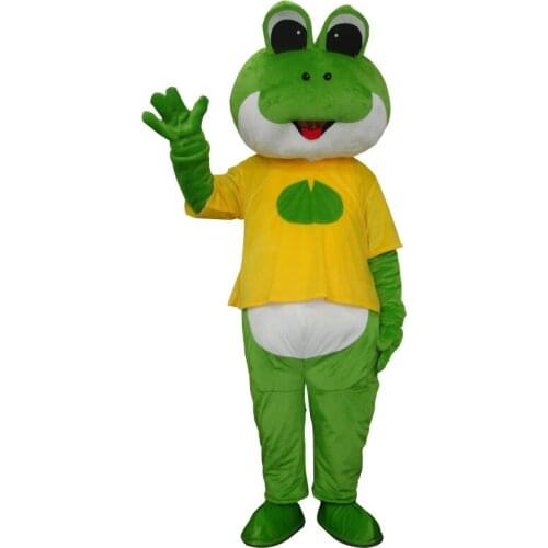 [TML] Cosplay cut frog Mascot Costume T-shirt frog Cartoon character costume Advertising Costume Party Costume animal carnival