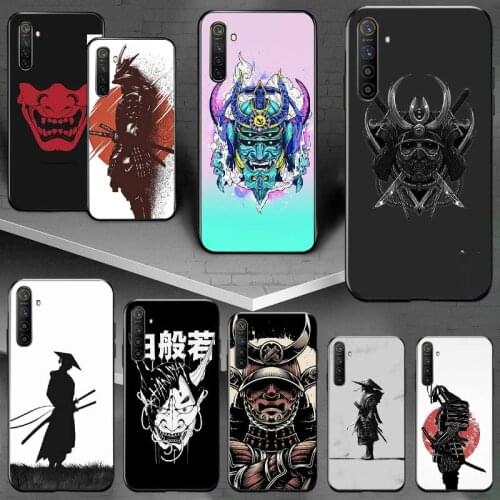 PENGHUWAN Japanese Samurai Mask Phone Case Cover For OPPO Realme 5 3 2 Pro F7 F9 F11 F3 RENO Cover