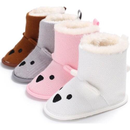 2020 Snow Boots Shoes Infant Toddler Baby Girls Boys Newborn Baby Winter Supper Keep Warm Soft Sole Boots Plush Prewalker