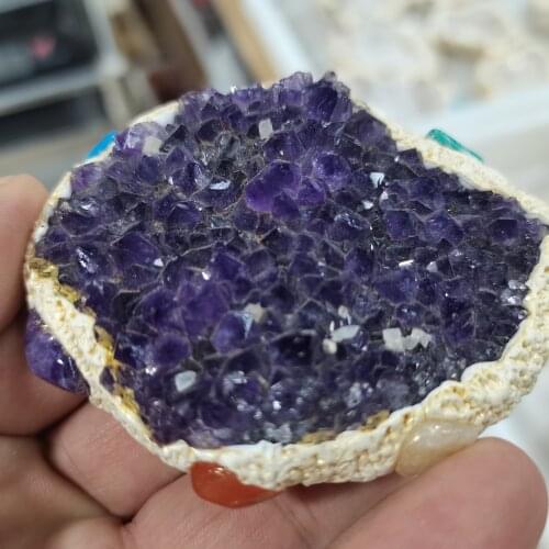 100g-300g Natural Raw Amethyst Quartz Purple Crystal Cluster Healing Stones Specimen Home Decoration Crafts Decoration Ornament