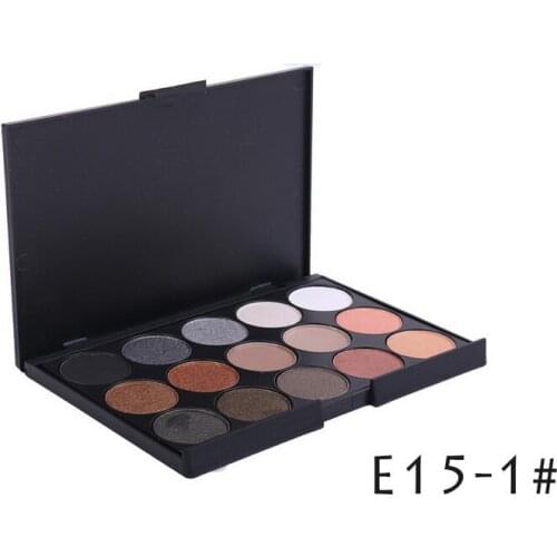 100pcs 15 Color Professional Natural Pigment Eyeshadow Set for Women Make Up Palette Cosmetic DHL