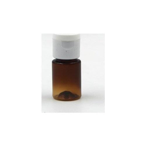 100pcs/lot 5MLBrown Clamshell Bottle,Sub-bottling, PET bottles,Lotion Dispensing Cosmetic Small Plastic Bottles