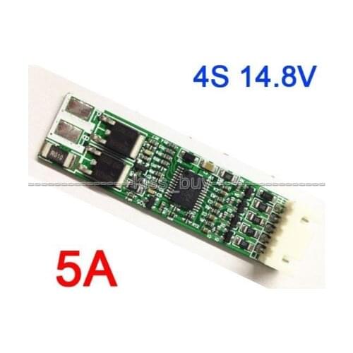 4S 14.8V lithium Cell 5A Battery Protection BMS PCB Board w/ Balance solar panel