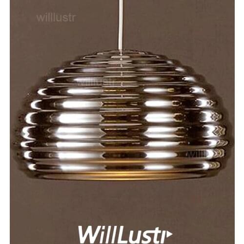 Willlustr aluminum hanging light Splugen Brau pendant lamp suspension lighting gray silver aluminum lampshade dinning room hotel