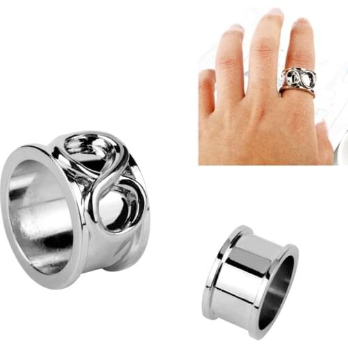 Anime Cosplay Time Ring Men Boys Finger Rings Gift Size 8