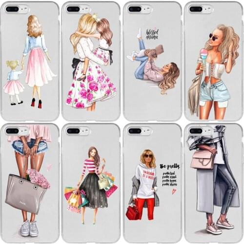 Shopping Girl Mom Day Life Cover Case for Xiaomi Redmi Note 9 9S 9A 9C 8T 8 7 6 5 4 Pro Max Prime