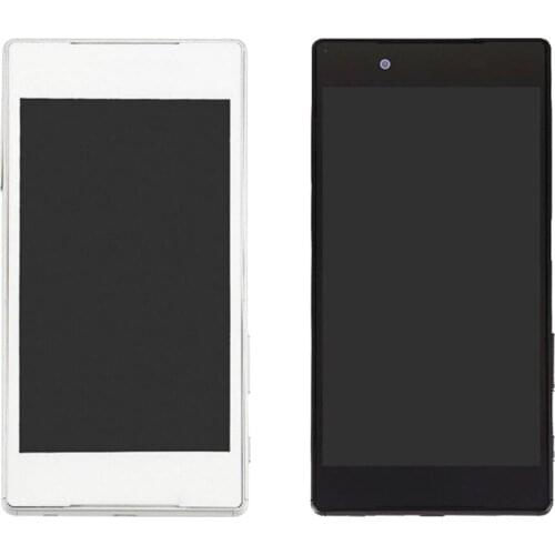 For Sony Xperia Z5 E6603/E6653/E6683 LCD Screen Touch Digitizer Repair Part with Frame Black