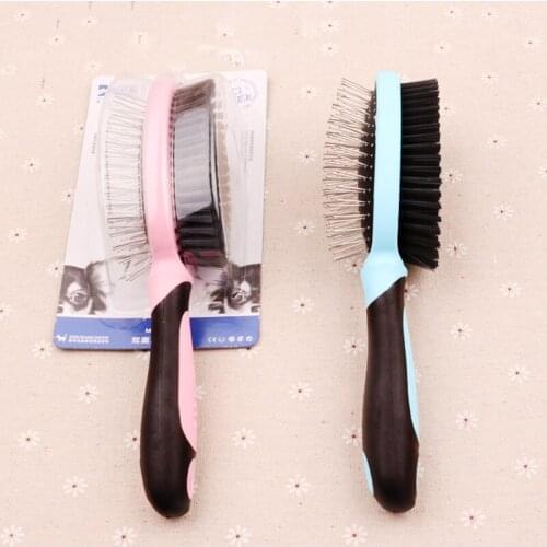 Double-sided Pet Comb Big Dog Grooming Brush Beauty Comb for Cats Dogs Hair Removal Soft Brush Pet Combs Product Care Clean Tool