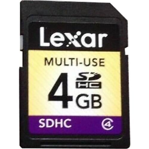Lexar 4GB SD SDHC Memory Card SD C4 Secure Digital SDHC Class 4 For Camera Free Shipping Used Original