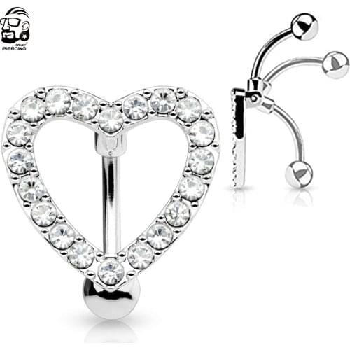 Eye-catching Blue Butterfly Belly Button Piercing ombligo Belly Rings Stainless Steel Navel Piercing Ring Body Jewelry For Women