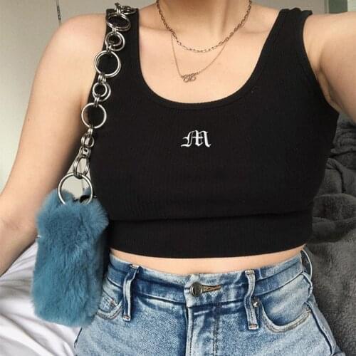 Summer Slim Short Top Sexy Women Sleeveless U Croptops Tank Tops Solid Black/Blue Crop Tops Vest Tube Top 3 Color