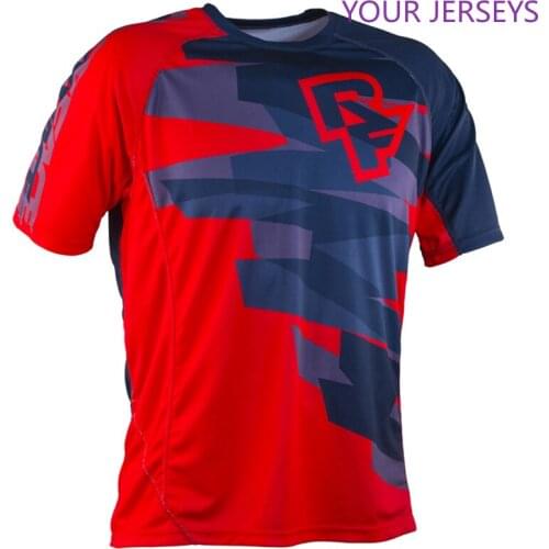 Man Off-road Motocross Jersey red black orange yellow maillot GP Mountain downhill Bike cycling DH MX RF RBX MTB racing clothes