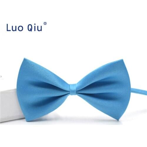 10 Colors Fashion Bow Ties For Men Bowtie Tuxedo Classic Solid Color Wedding Party Red Black White Green Butterfly Cravat