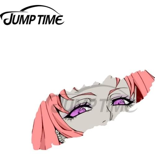 JumpTime 13 x 2.9cm For Succubus Eyes Vinyl Car Sticker Refrigerator Windshield Occlusion Scratch Car Decoration Decals