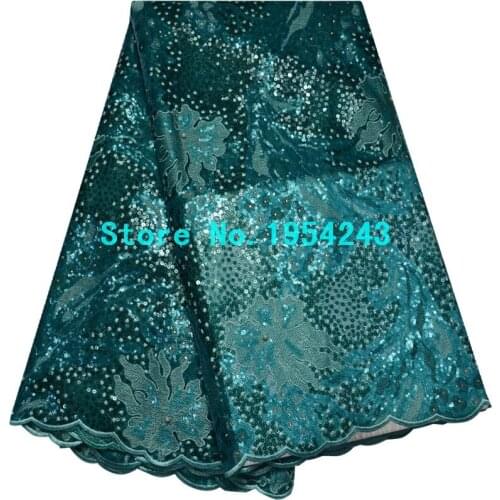Newest Eco-friendly Handcut High Quality African lace fabric Swiss voile 100% cotton organza lace fabric Full Sequins!P9V60
