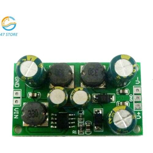 8W Boost-Buck Dual +- Voltage Board 3-24V to 5V 6V 9V 10V 12V 15V 18V 24V Inverter & Converter for ADC DAC LCD op-amp Speaker